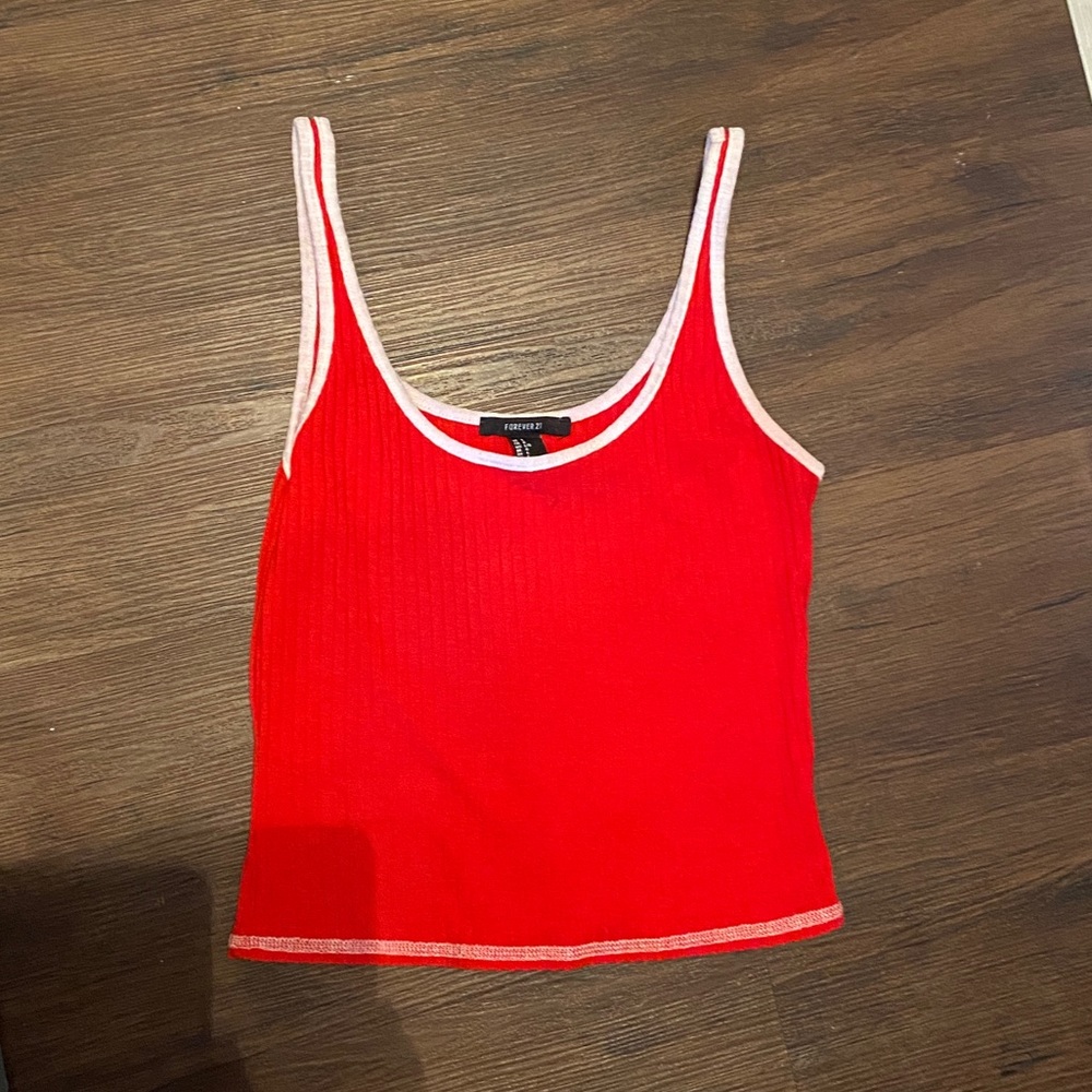 Forever 21 Ribbed tank top L